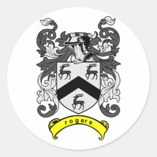 ROGERS wapenschild Ronde Sticker
