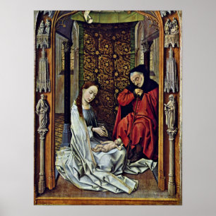 Rogier van der Weyden - Geboorteplaats Christus Poster
