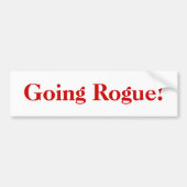 Rogue! Bumpersticker (Voorkant)