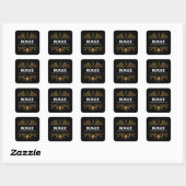 Rogue Class Tabletop RPG Gaming Vierkante Sticker (Vel)