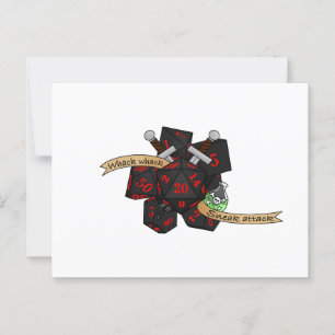 Rogue Dice Design Briefkaart