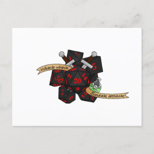 Rogue Dice Design Feestdagenkaart