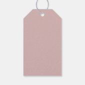 ROGUE Dusty Roos Blush Pink Hartelijk dank Cadeaulabel (Achterkant)