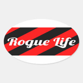 Rogue Life Ovale Sticker