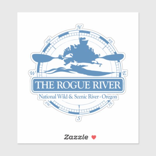 Rogue River (KC2) Sticker (Vel)