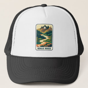 Rogue River Oregon Kleuren Trucker Pet