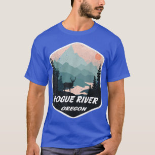Rogue River Oregon OF Mountains Hike Hiking Souven T-shirt