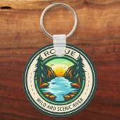 Rogue Wild en de Schilderachtig rivier Badge Sleutelhanger (Voorkant)