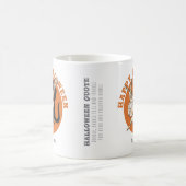 Roguish black cat and rabbit CC1053 Halloween Koffiemok (Center)