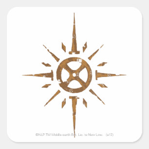 Rohan Crest Vierkante Sticker