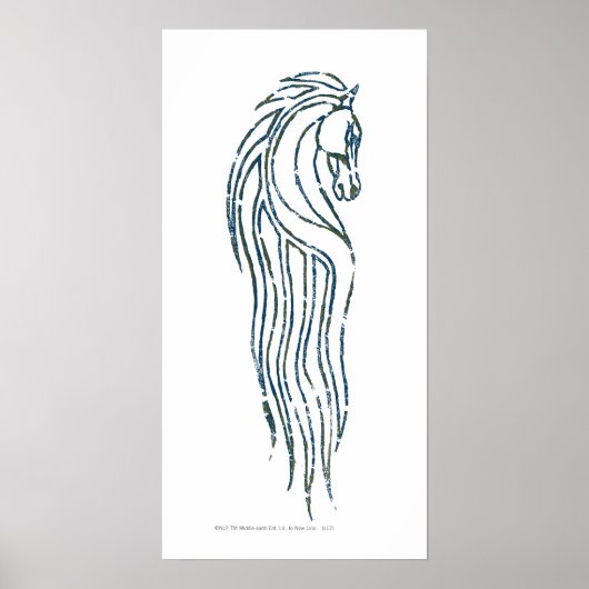 Rohan Kings Hall Banner Poster (Voorkant)