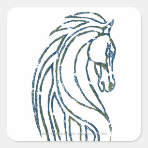 Rohan Kings Hall Banner Vierkante Sticker