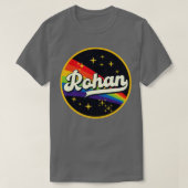 Rohan regenboog in ruimte stijl t-shirt (Design voorkant)