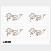 Rohan Symbol Rechthoekige Sticker (Vel)