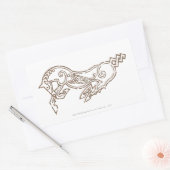 Rohan Symbol Rechthoekige Sticker (Envelop)