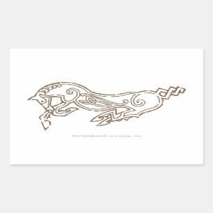 Rohan Symbol Rechthoekige Sticker