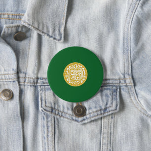 Rohingya Moslimvlag Ronde Button 7,6 Cm