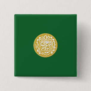 Rohingya Moslimvlag Vierkante Button 5,1 Cm