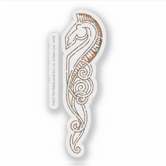 Rohirrim Flag Sticker (Voorkant)