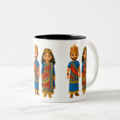 Roi Assyrie Et Reine Mug (Devant droit)