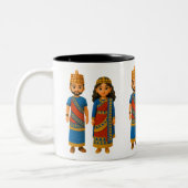 Roi Assyrie Et Reine Mug (Gauche)