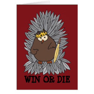 Roi brutal obtenu de hibou de huée