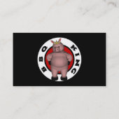 Roi" cartes de visite "de BBQ (Dos)