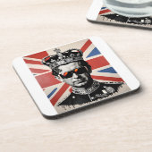 roi Charles iii dessous de verre union jack (Côté gauche)