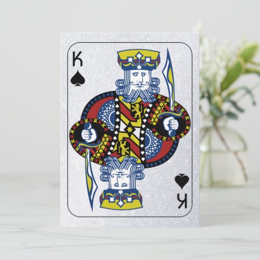 roi de carte de pique (Debout devant)