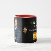 Roi de Filipe VI de tasse de l'Espagne (Centre)