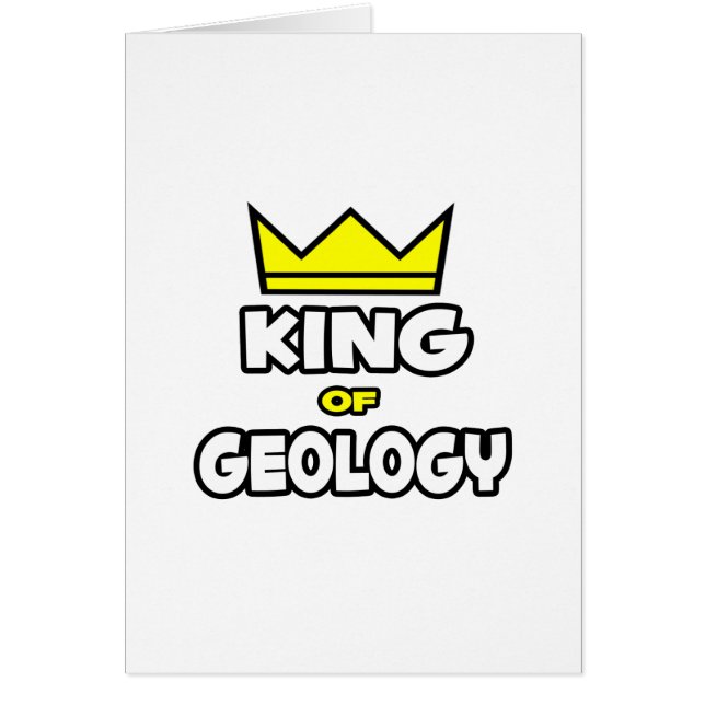 Roi de géologie (Devant)