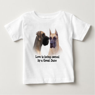 Roi de great dane de T-shirt unisexe d'enfant en