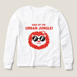 Roi de la Jungle Urbaine T-Shirt Lion Cool