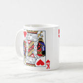 Roi de tasse de coeurs (Devant gauche)