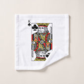 Roi de trèfle (Gant de toilette)