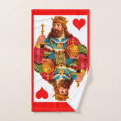 Roi des Coeurs (Serviette à main)