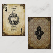 Roi des pelles - carte de visite (Devant / Derrière)