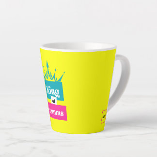 Roi des virgules latte mug