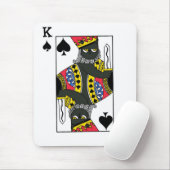 Roi d'O&T de TAPIS DE SOURIS de pelles (Avec souris)