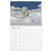 Roi d'OURS BLANC du calendrier arctique 2014 2-Pg. (Mar 2026)