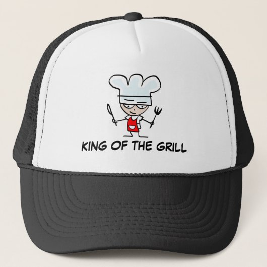Roi du casquette de BBQ de gril (Devant)