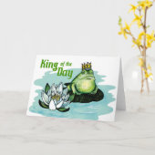 Roi du jour - carte de voeux (Fleur jaune)