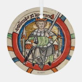 Roi Henri II Ornement de Noël en verre (Verso)