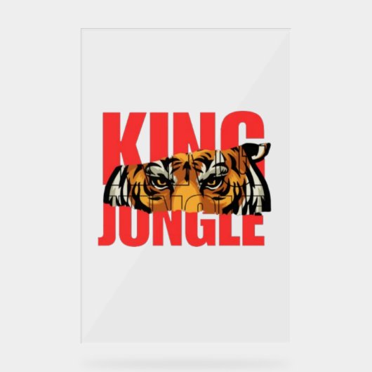 Roi Jungle – Conception de la puissance du tigre s (Recto)
