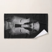 Roi pharaon noir et blanc (Serviette à main)