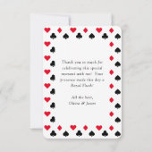 Roi & Reine de Pique Carte de Casino Poker (Dos)