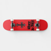Roi rouge des Rois Skateboard Deck (Horz)