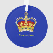 Roi royale et monogramme souvenir du couronnement (dos)