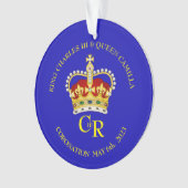 Roi royale et monogramme souvenir du couronnement (devant)