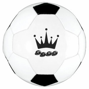 Roi Texte avec Image de Couronne Noire Sports plei